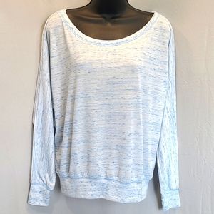 Bella Canvas Light Blue Speckled Blouse